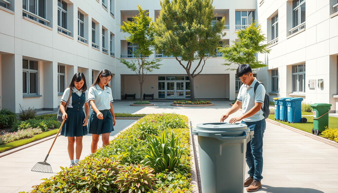 tips menjaga lingkungan sekolah