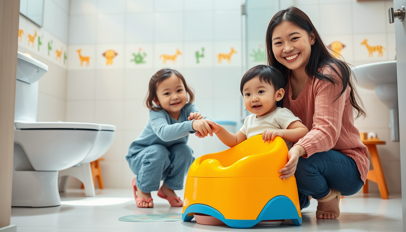 tips toilet training anak perempuan