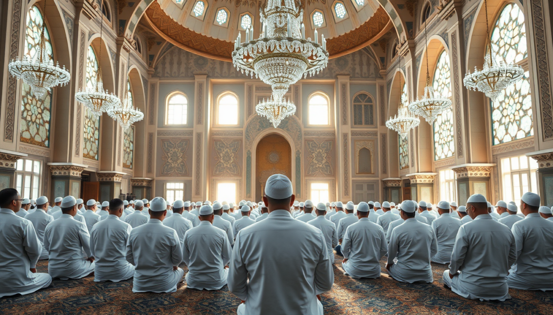 arti mimpi sholat berjamaah di masjid