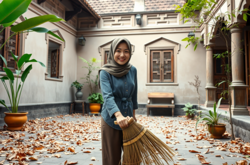 mimpi menyapu halaman pakai sapu lidi